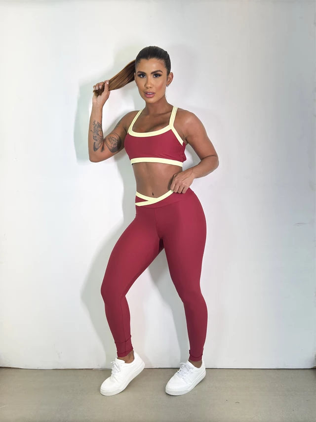 Conjunto Calça Color Trend Top 4 Faixas