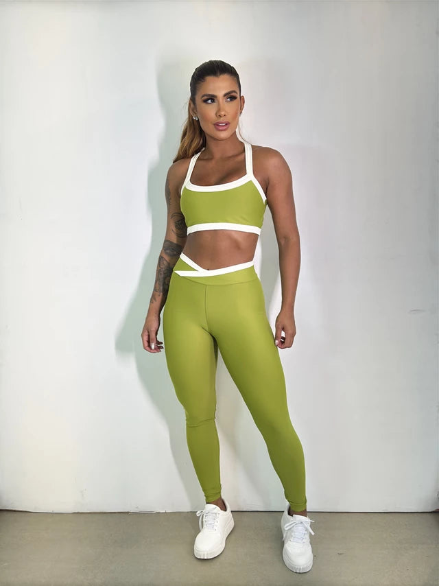 Conjunto Calça Color Trend Top 4 Faixas